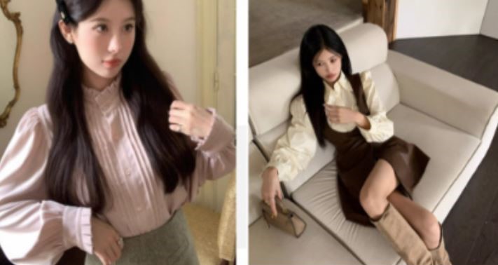 마른 체형을 위한 가을 코디