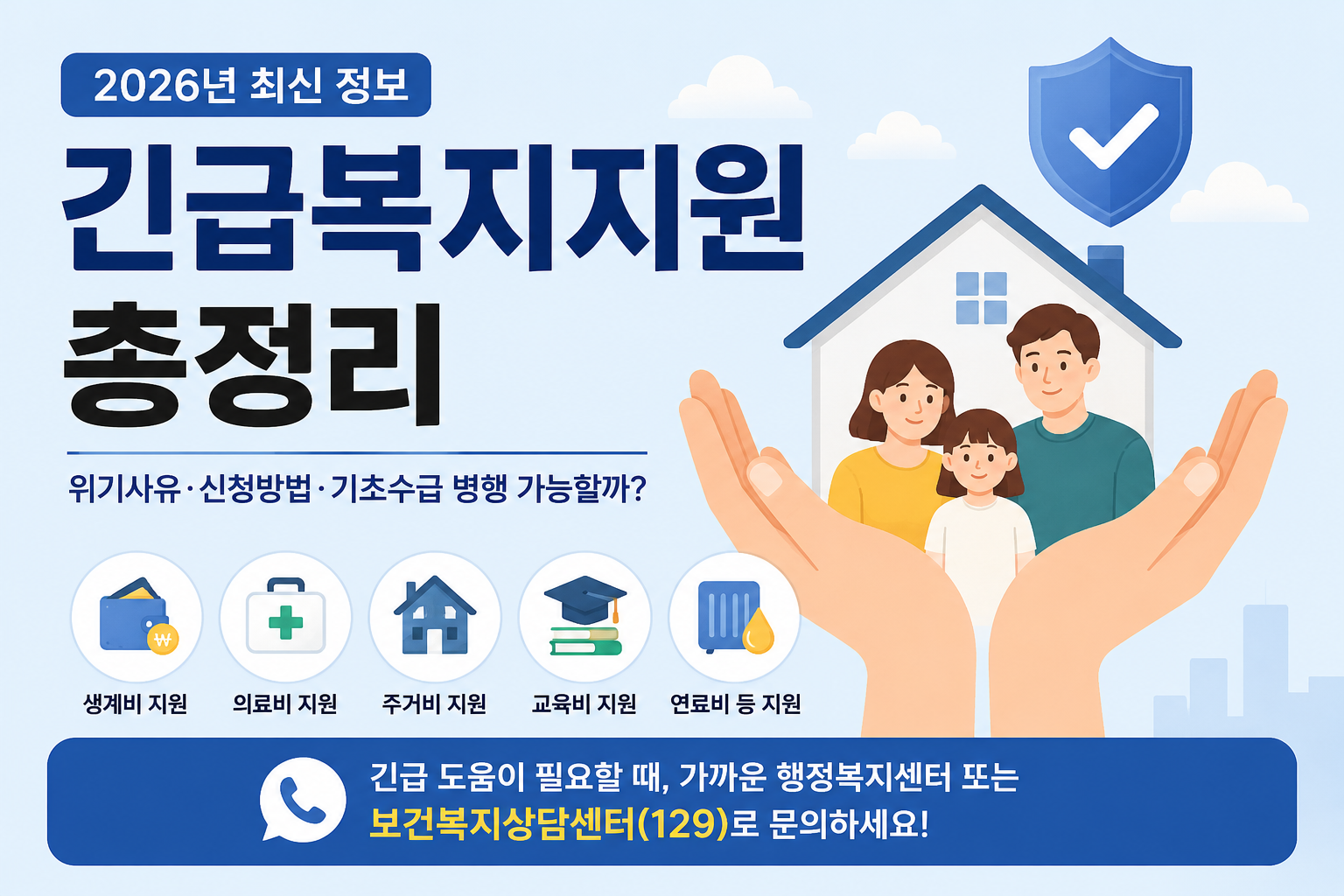 2026년 긴급복지지원 총정리