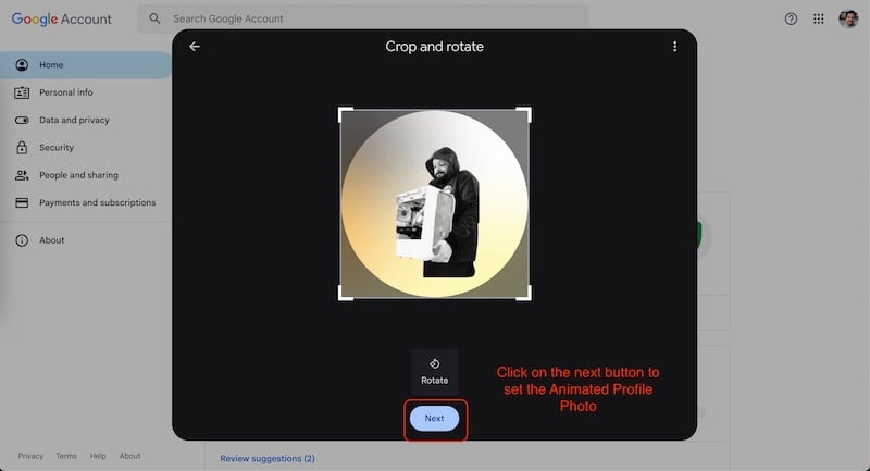 gmail에서 gif이미지로 프로필 사진 설정하는 법