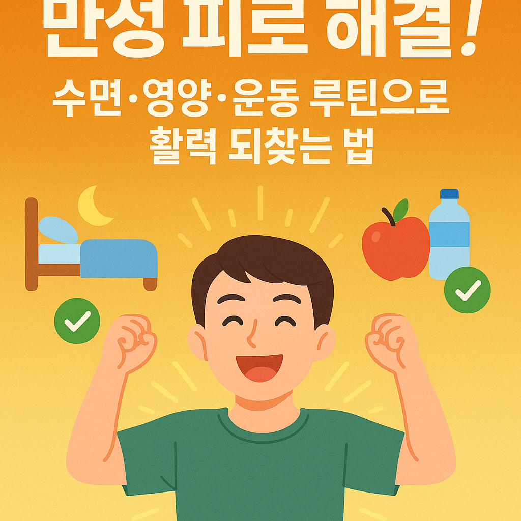 만성 피로 해결