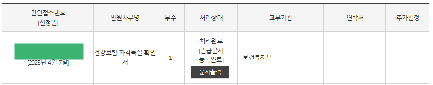 건강보험자격득실확인서 발급