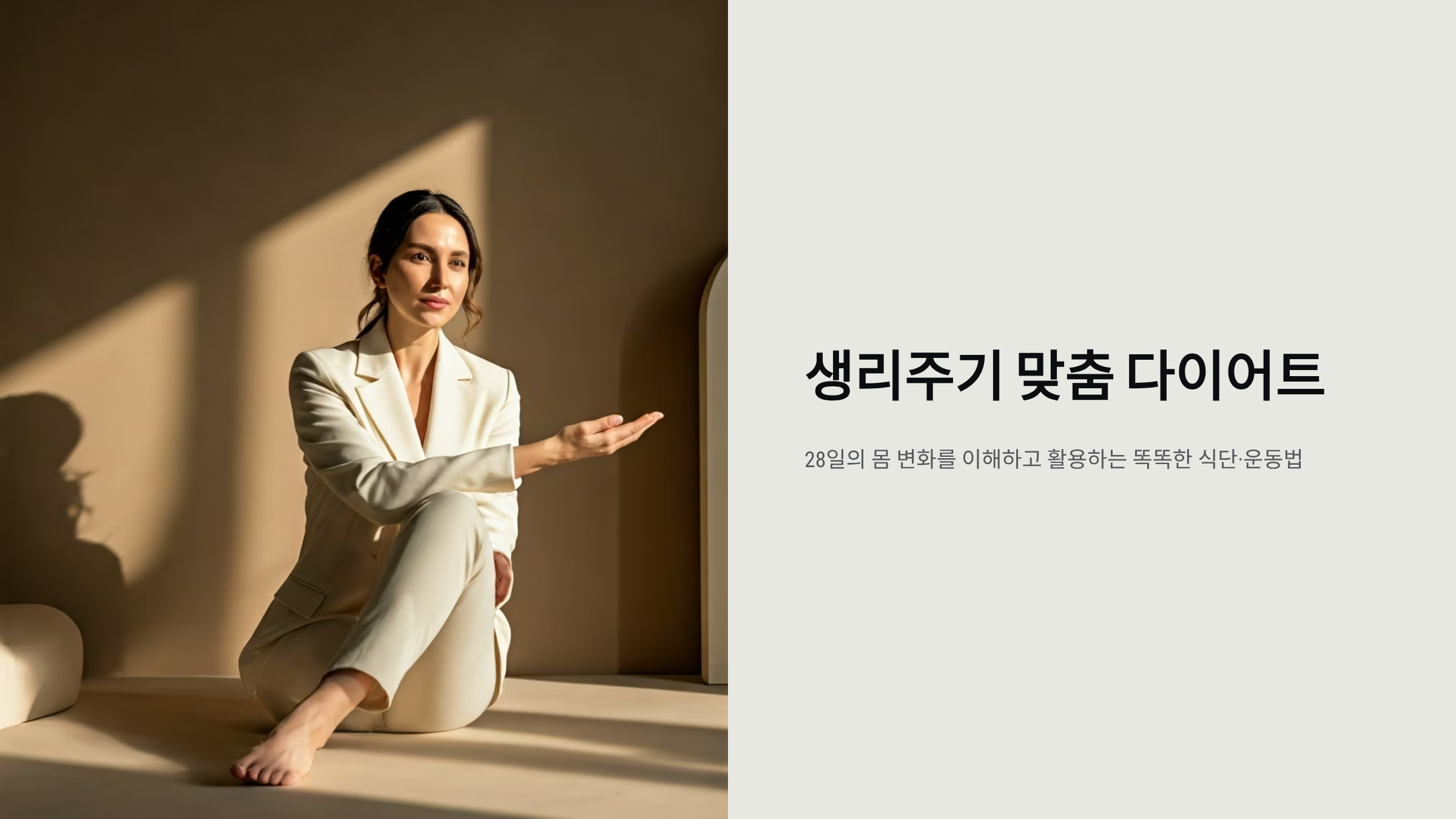 생리 주기별 다이어트 성공법, 호르몬 타고 살 빼는 비결 🩸