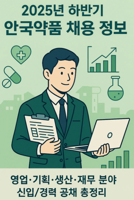 2025년 하반기 안국약품 채용 정보