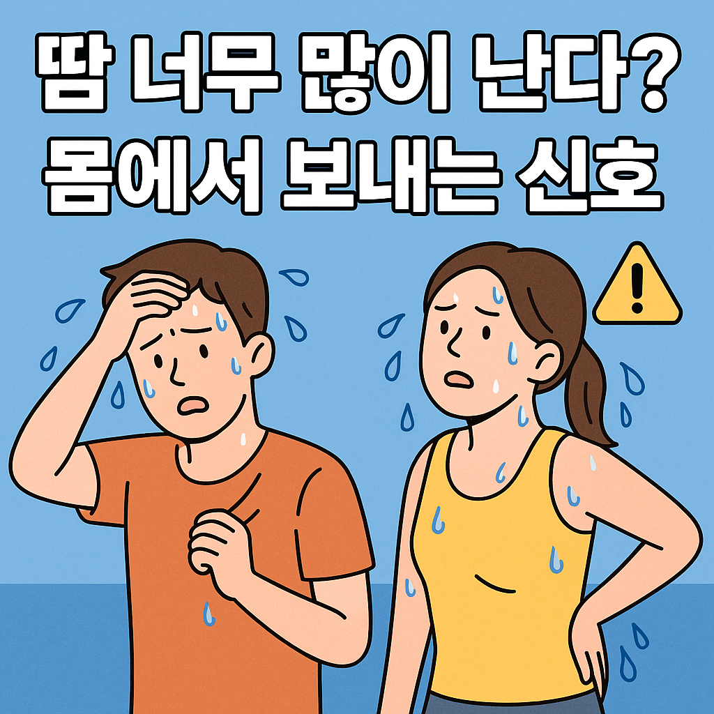 땀이 많이 나는 이유