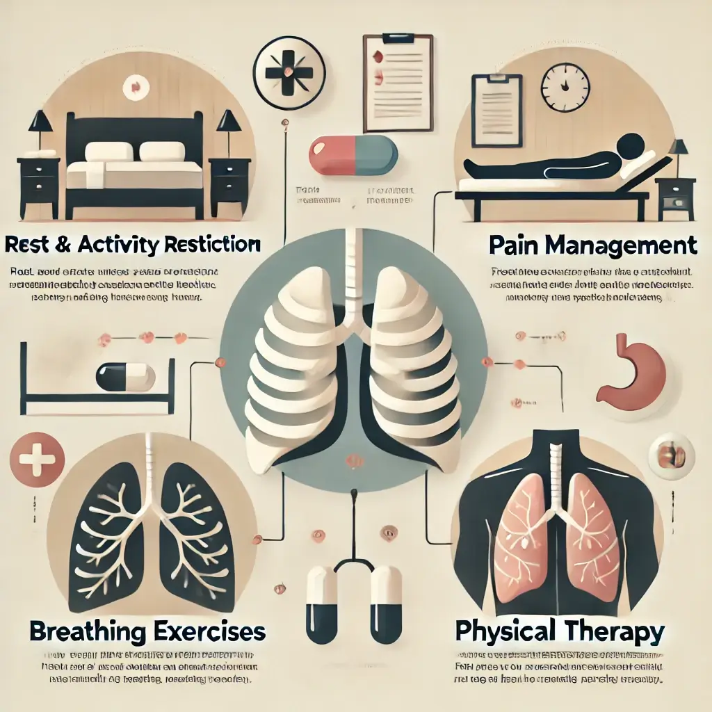 갈비뼈 금 갔을 때 치료 방법