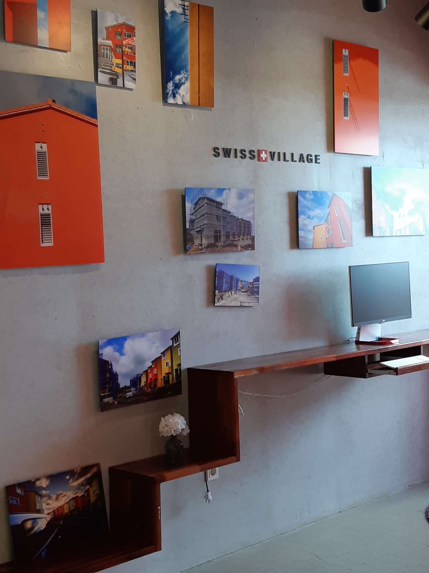 제주 스위스마을 액자들