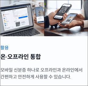 모바일 신분증 활용(출처:행안부)