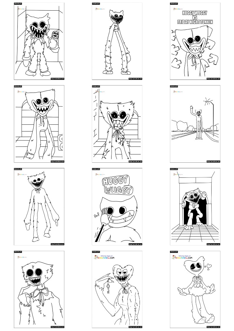 허기워기 색칠공부 도안