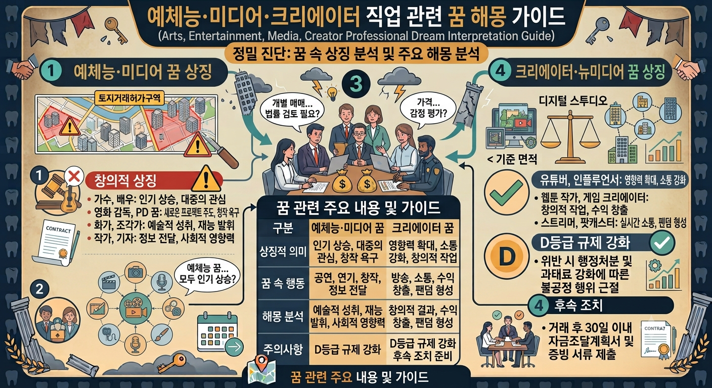 예체능·미디어·크리에이터 직업에 관한 꿈