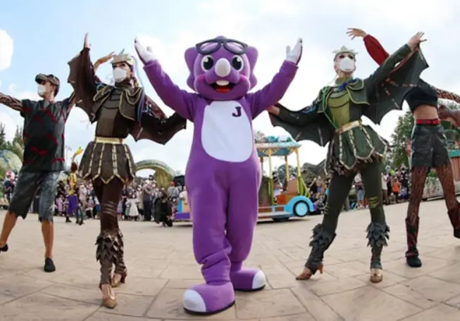 공룡 퍼레이드 사진