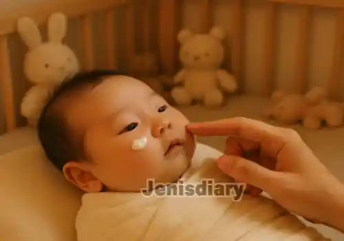 아기 피부 관리 이미지