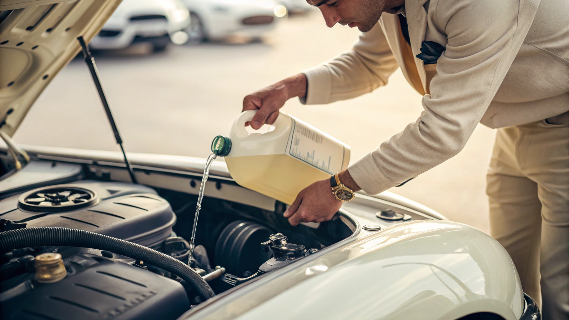 수위가 낮다면 임시로 수돗물 보충 가능