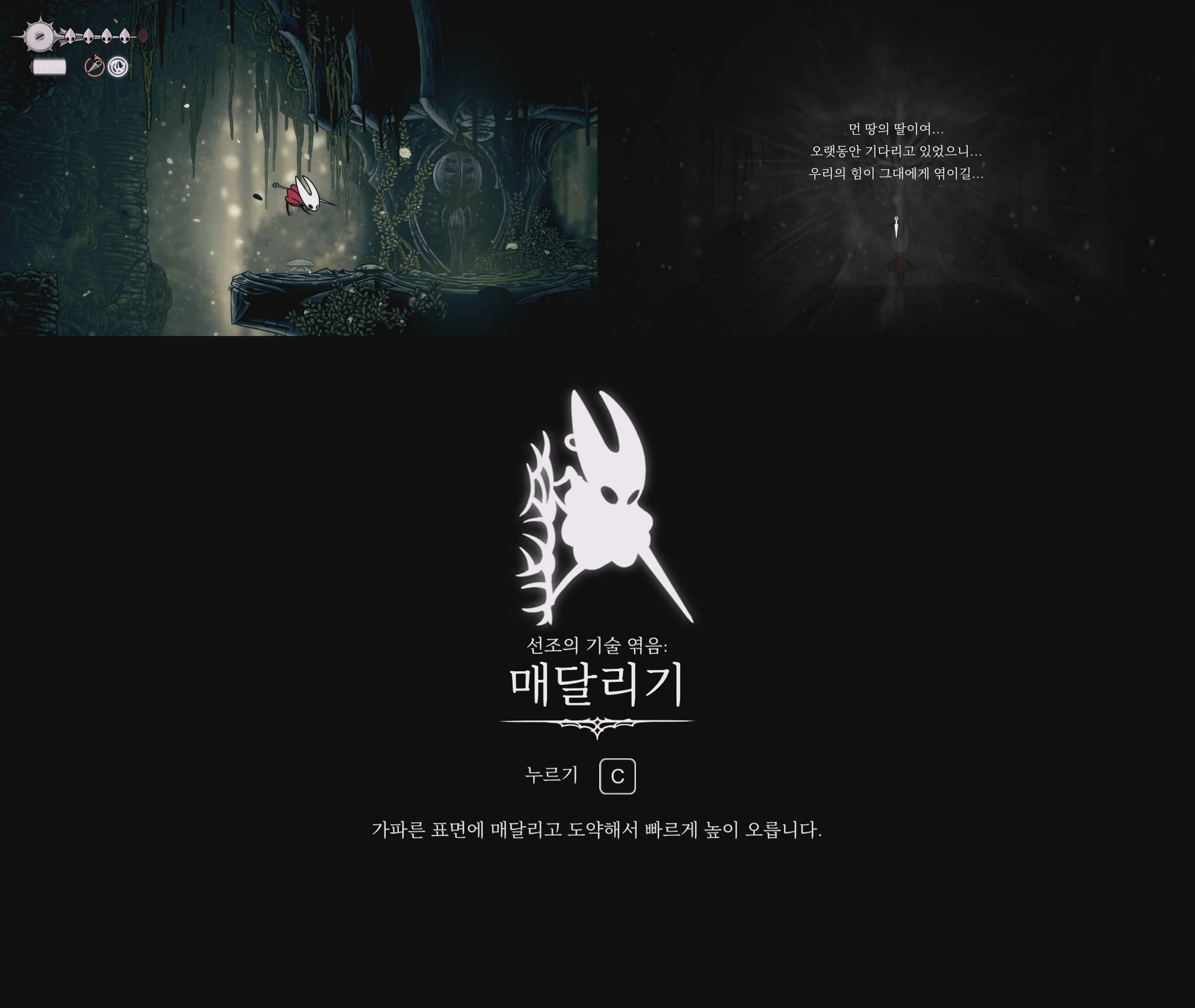 매달리기 습득