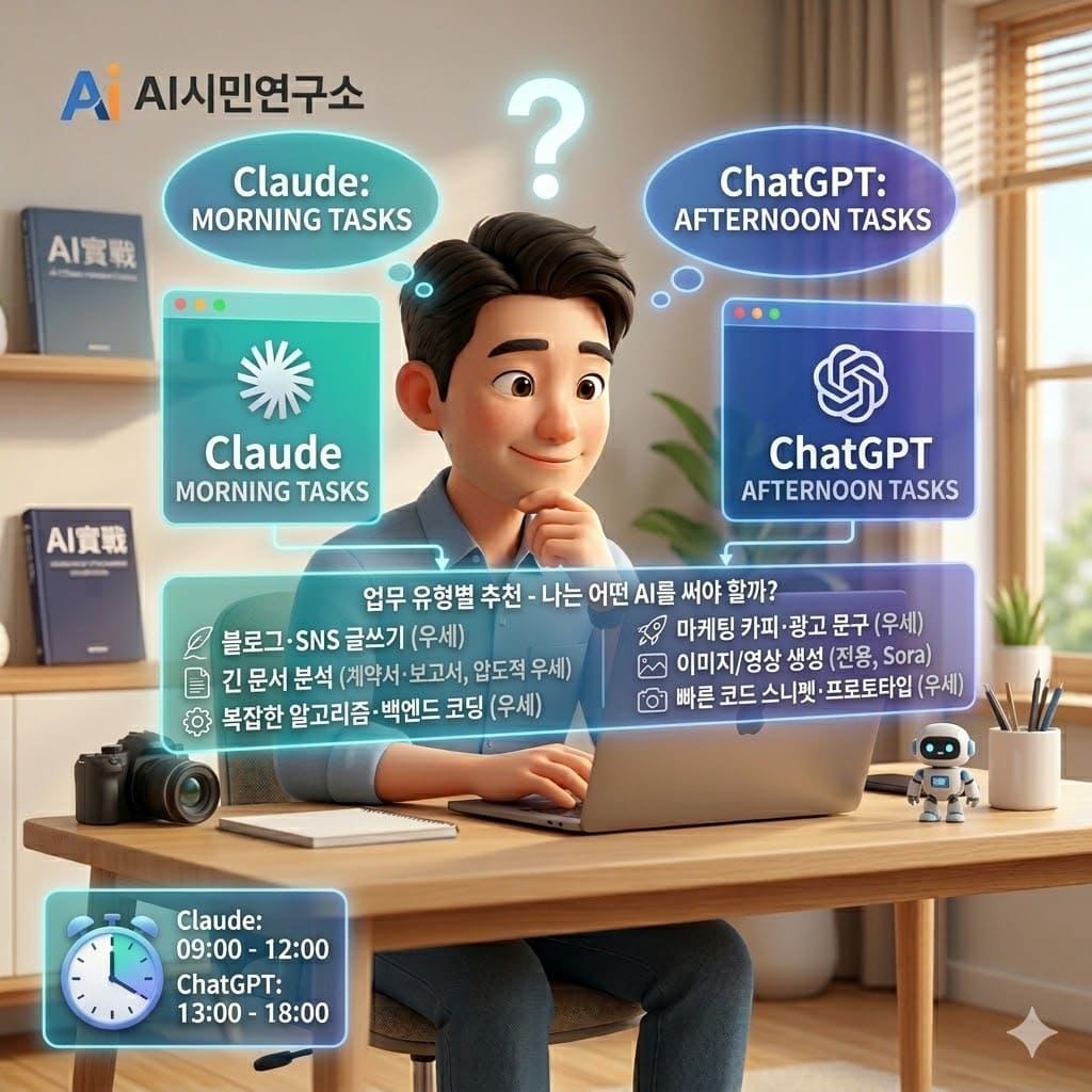 ChatGPT vs Claude 어떤 AI를 써야 할까?