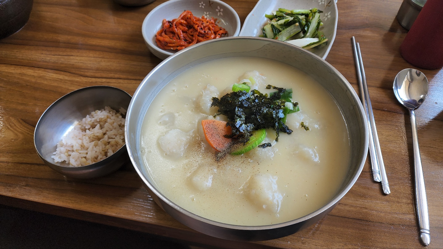 원주 감자옹심이