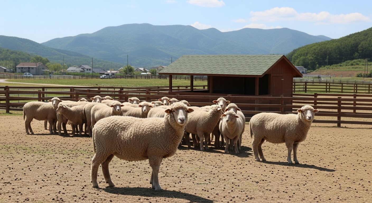 초등학교 여름방학 대관령 양떼목장