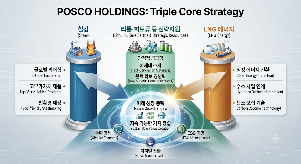 포스코홀딩스 Triple Core 전략