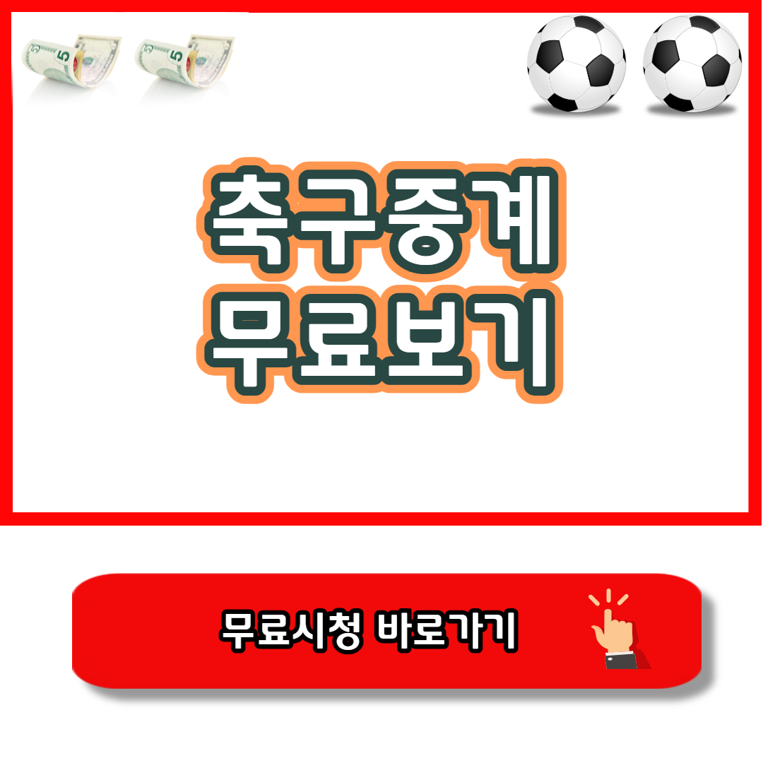 무료 축구중계 보기 바로가기