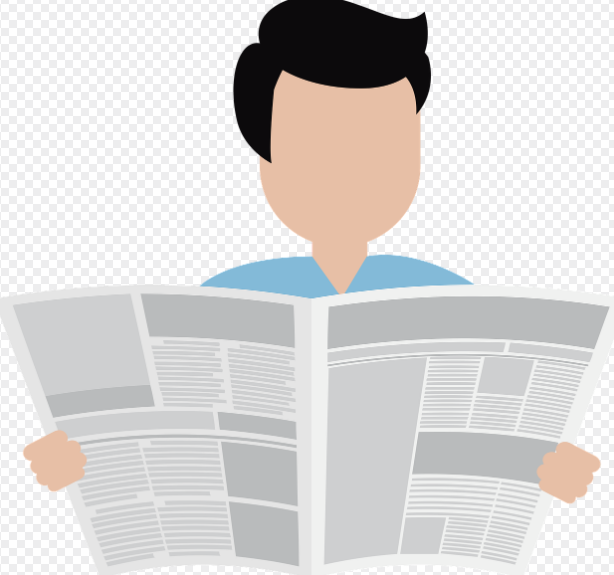 신문읽기 관련 사진