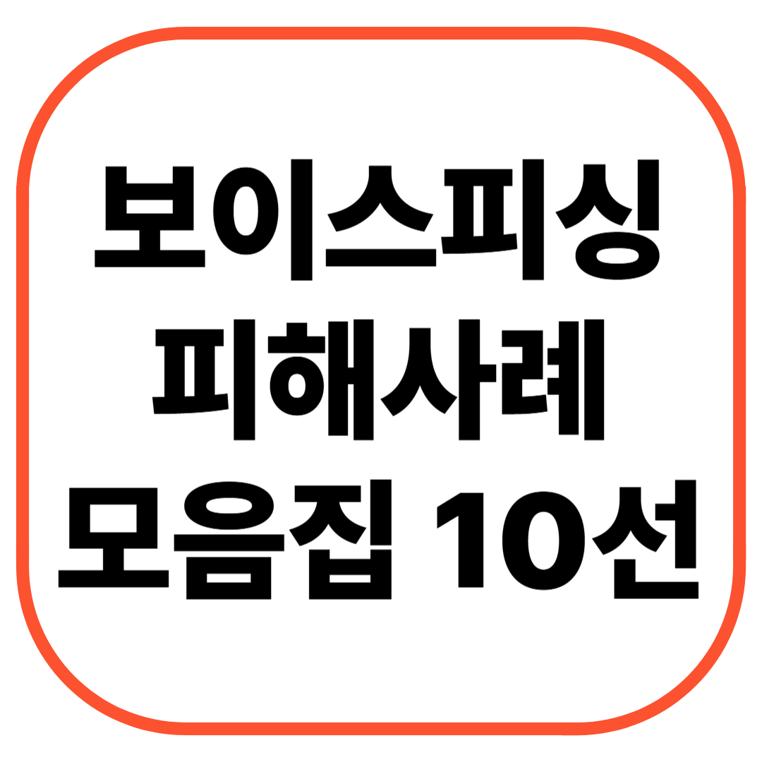 보이스피싱 피해사례