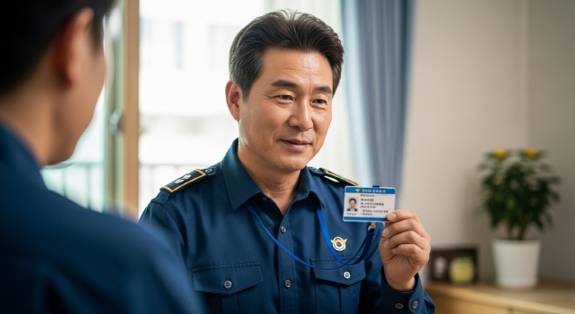 장기요양 조사관의 방문 인증