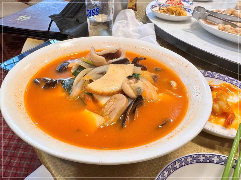 짬뽕이 보인다
