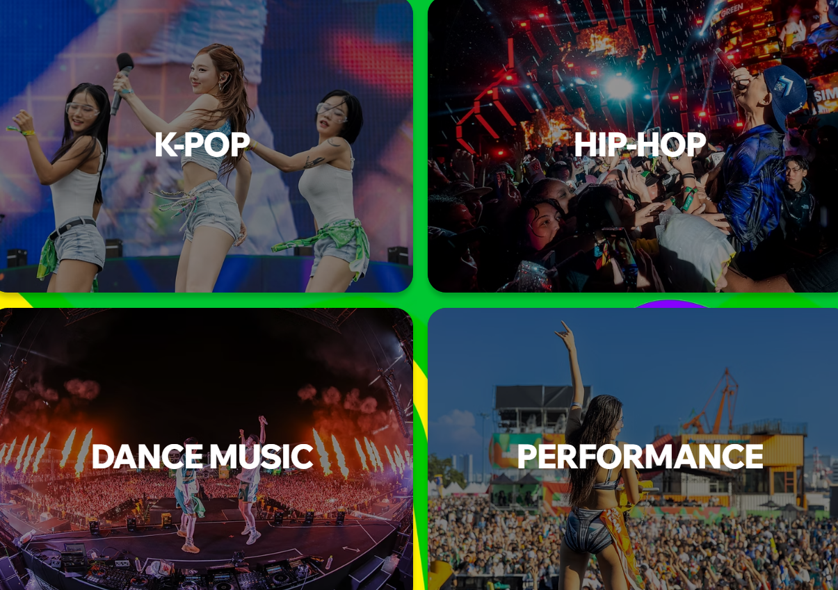 워터밤 페스티벌 공연 사진들