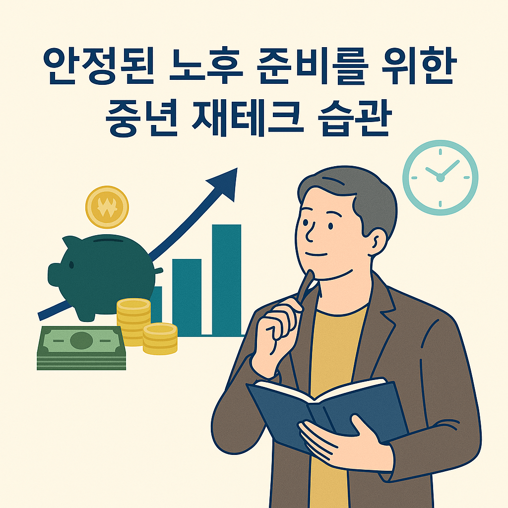 안정된 노후 준비를 위한 중년 재테크 습관
