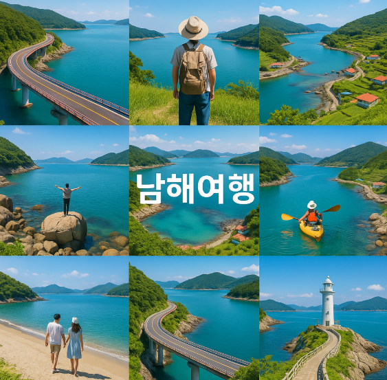 남해여행 관련 사진