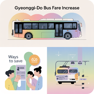 경기도 버스요금 인상 후? 할인받는 방법 이미지