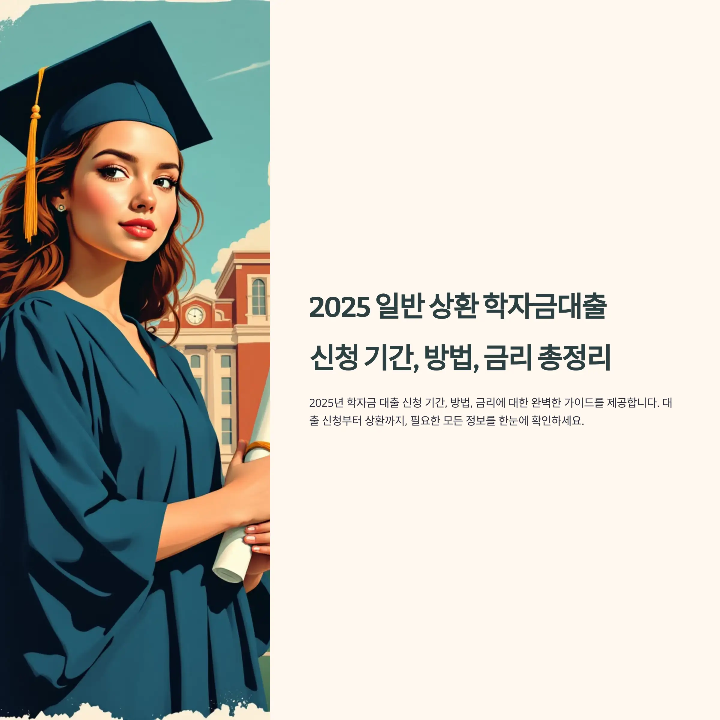 2025 일반 상환 학자금대출 신청 방법