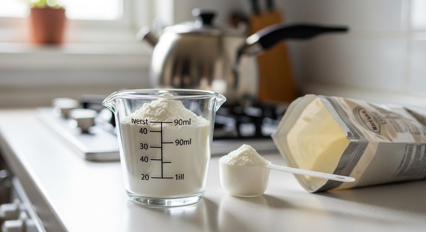 분유 90ml 타는방법