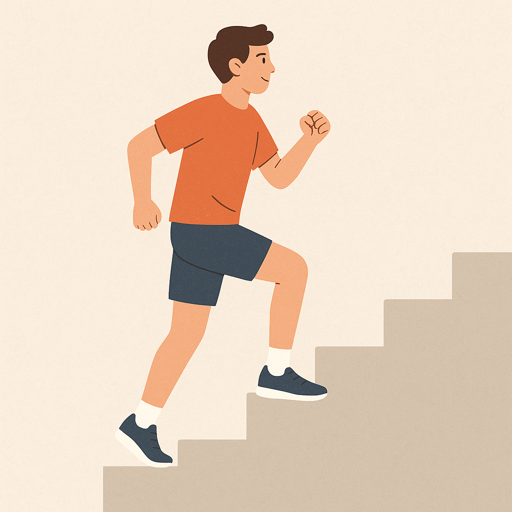 계단오르기와 하체근력기르기