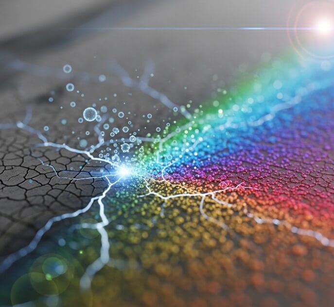 Research on color restoration technology for self-healing nanomaterials