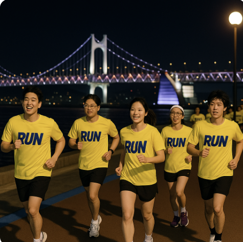 무한도전 RUN in 부산, 광안리 야간런 (2025.8.30 토) 관련 사진