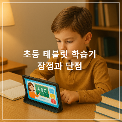 초등 태블릿 학습기, 장점과 단점 썸네일