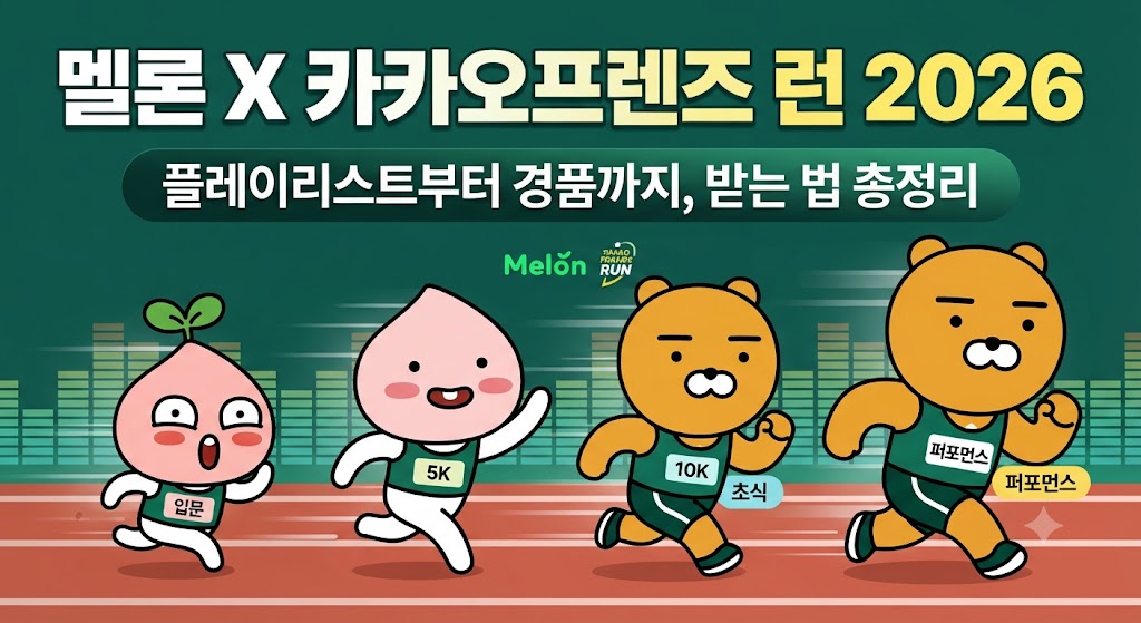 멜론 카카오프렌즈 런 2026 이벤트, 에어팟 프로3 경품 응모방법&middot;기간은? 관련사진
