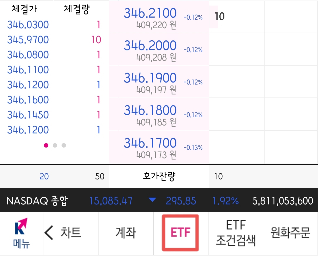 미국 ETF 검색하기