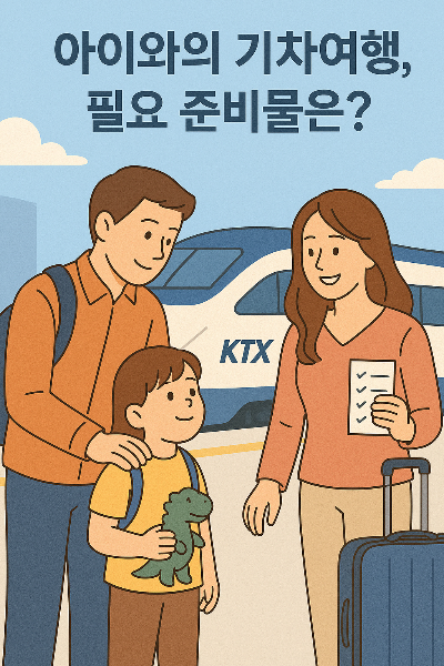 4살 아이와 기차여행? 이것만 챙기면 걱정 끝! (필수템 총정리)