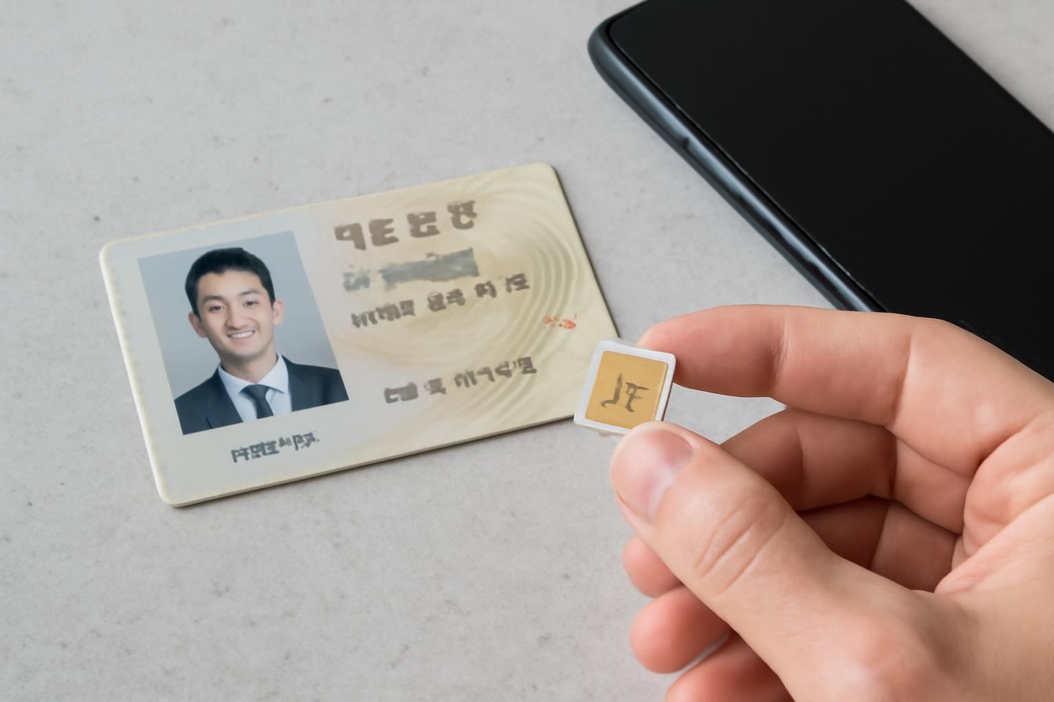 유심칩 재발급 신분증