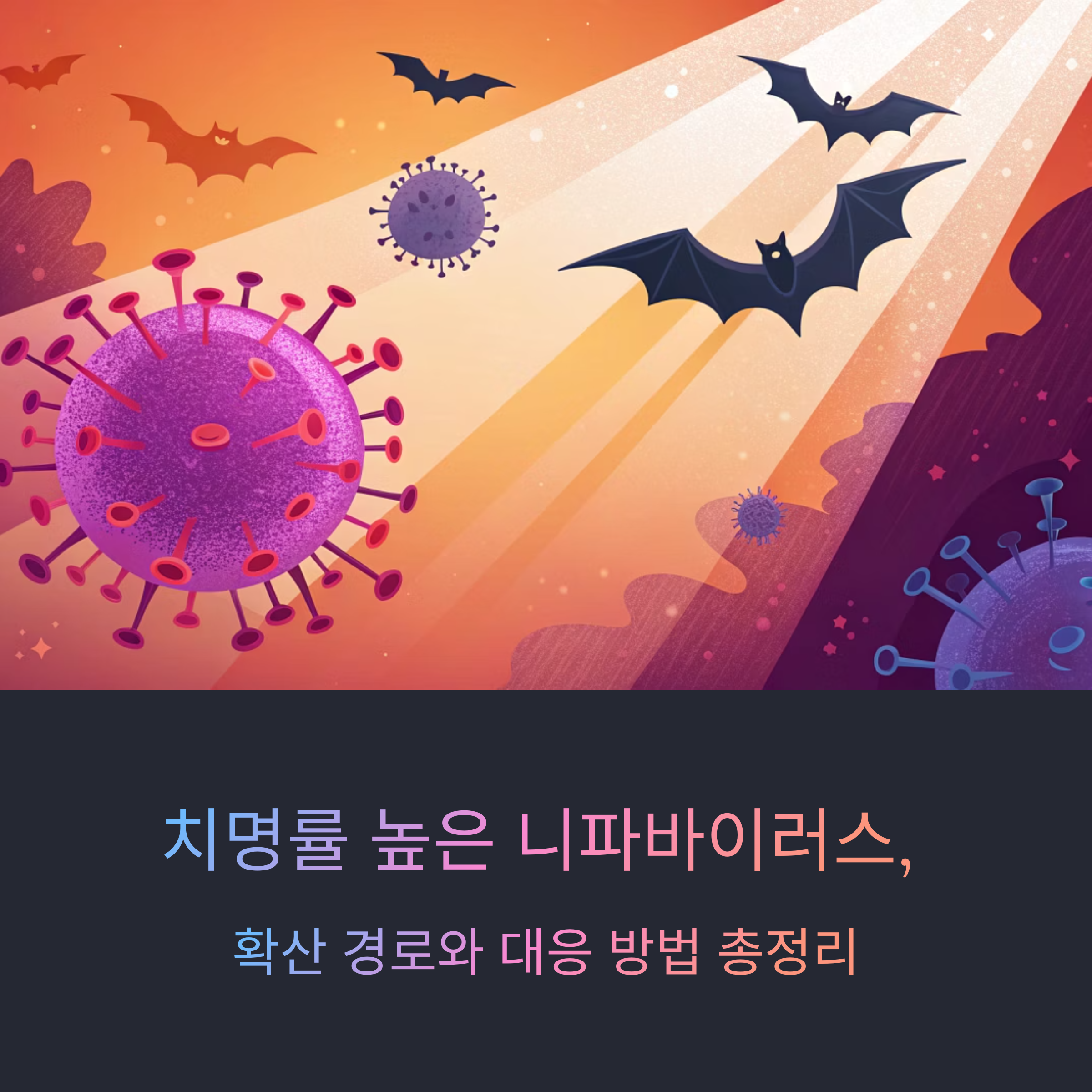 치명률 높은 니파바이러스, 확산 경로와 대응 방법 총정리