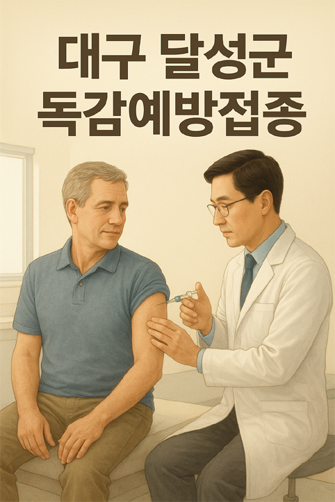 대구 달성군 독감예방접종 이미지