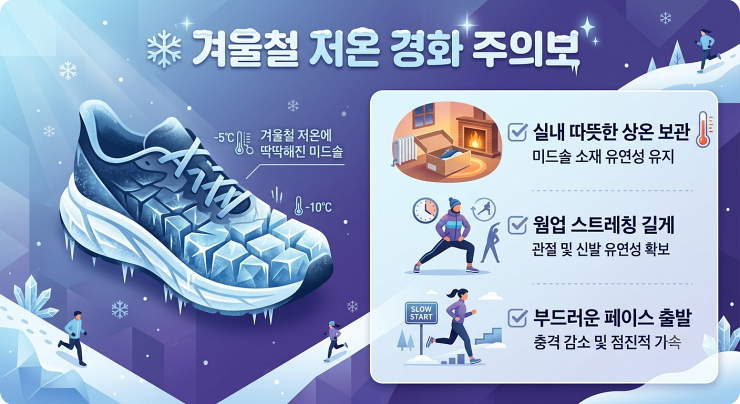 겨울철 저온 경화 주의보