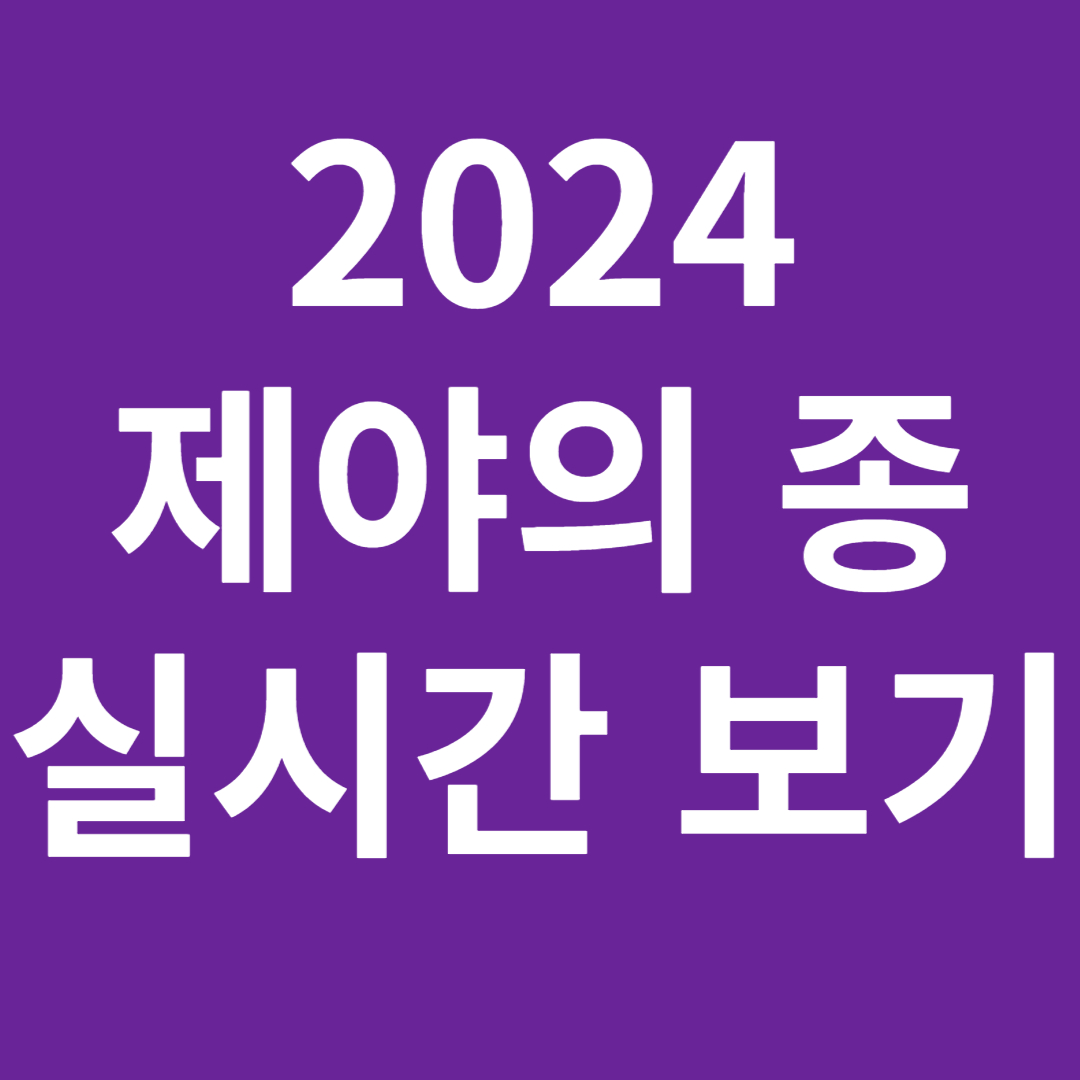 2024 제야의 종