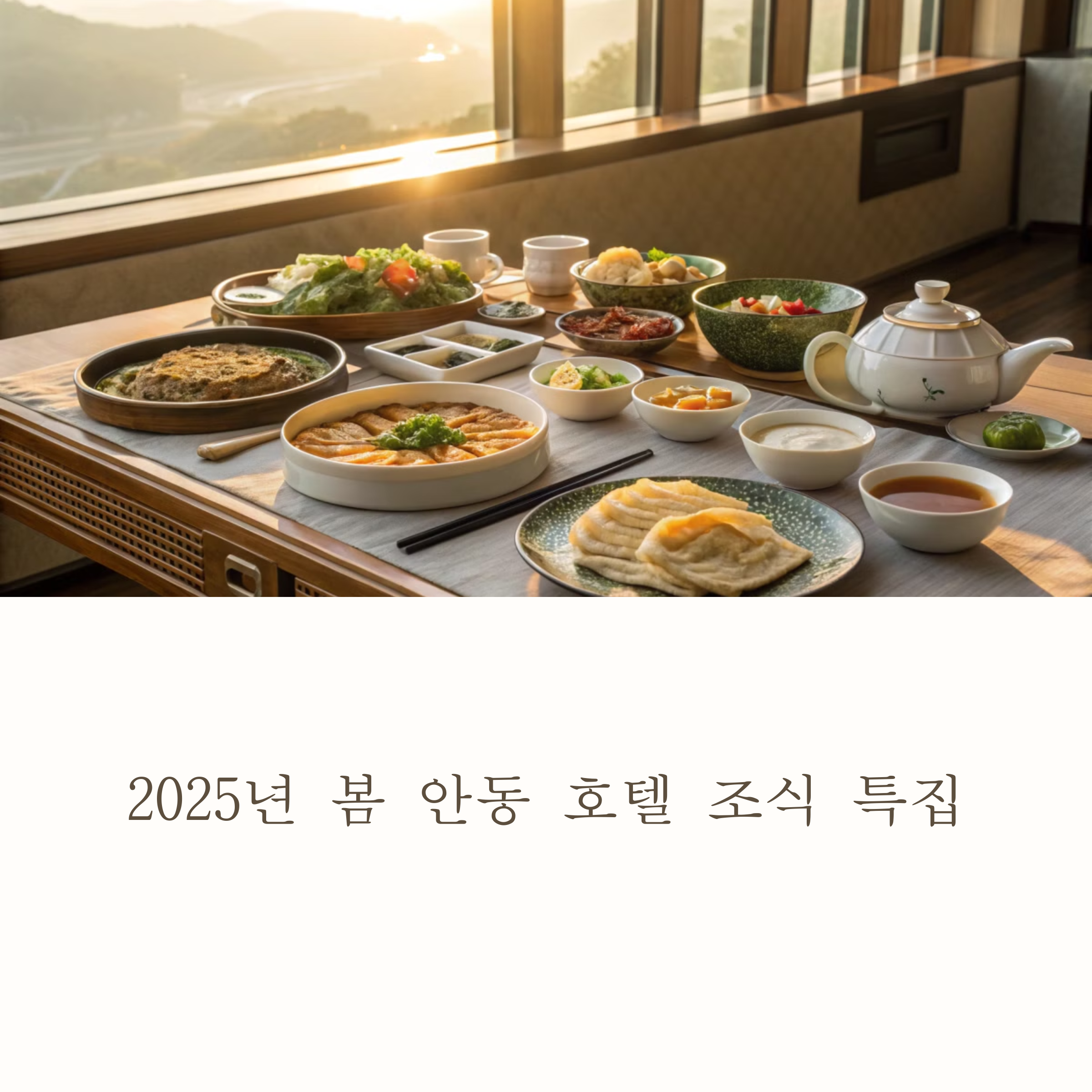 안동 숙소 조식 비교 정리! 여행객 필독 정보