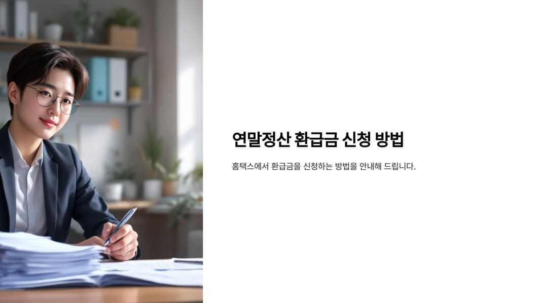 연말정산 환급금 신청 방법