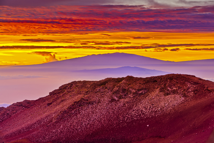 할레아칼라의 멋진 풍경