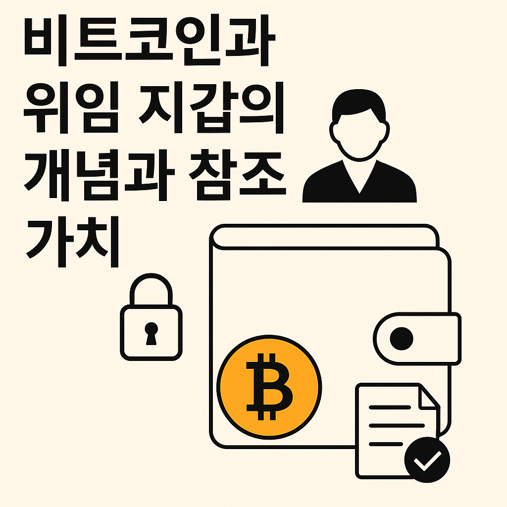 비트코인과 위임 지갑의 개념과 참조 가치
