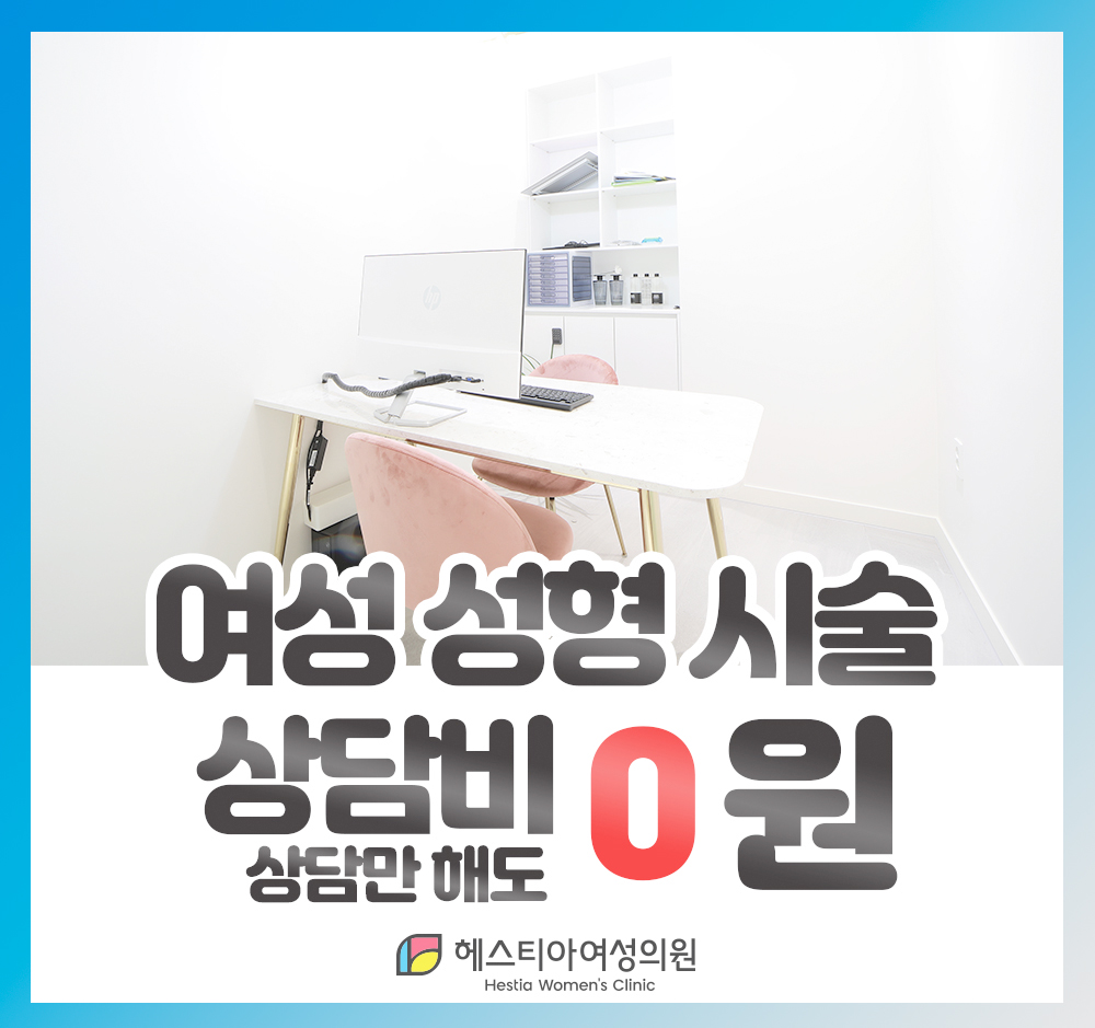 헤스티아 여성의원 신사본점 여성성형시술 상담비 0원