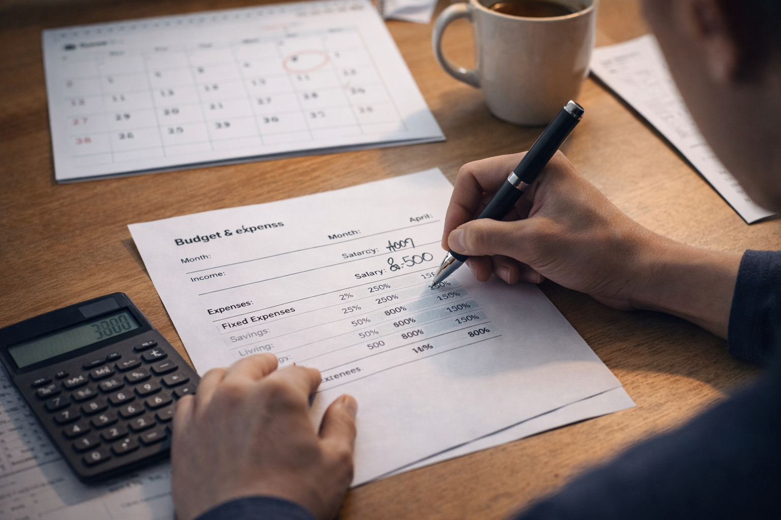 재정 관리 기준을 낮추며 다시 시작하는 월초 장면